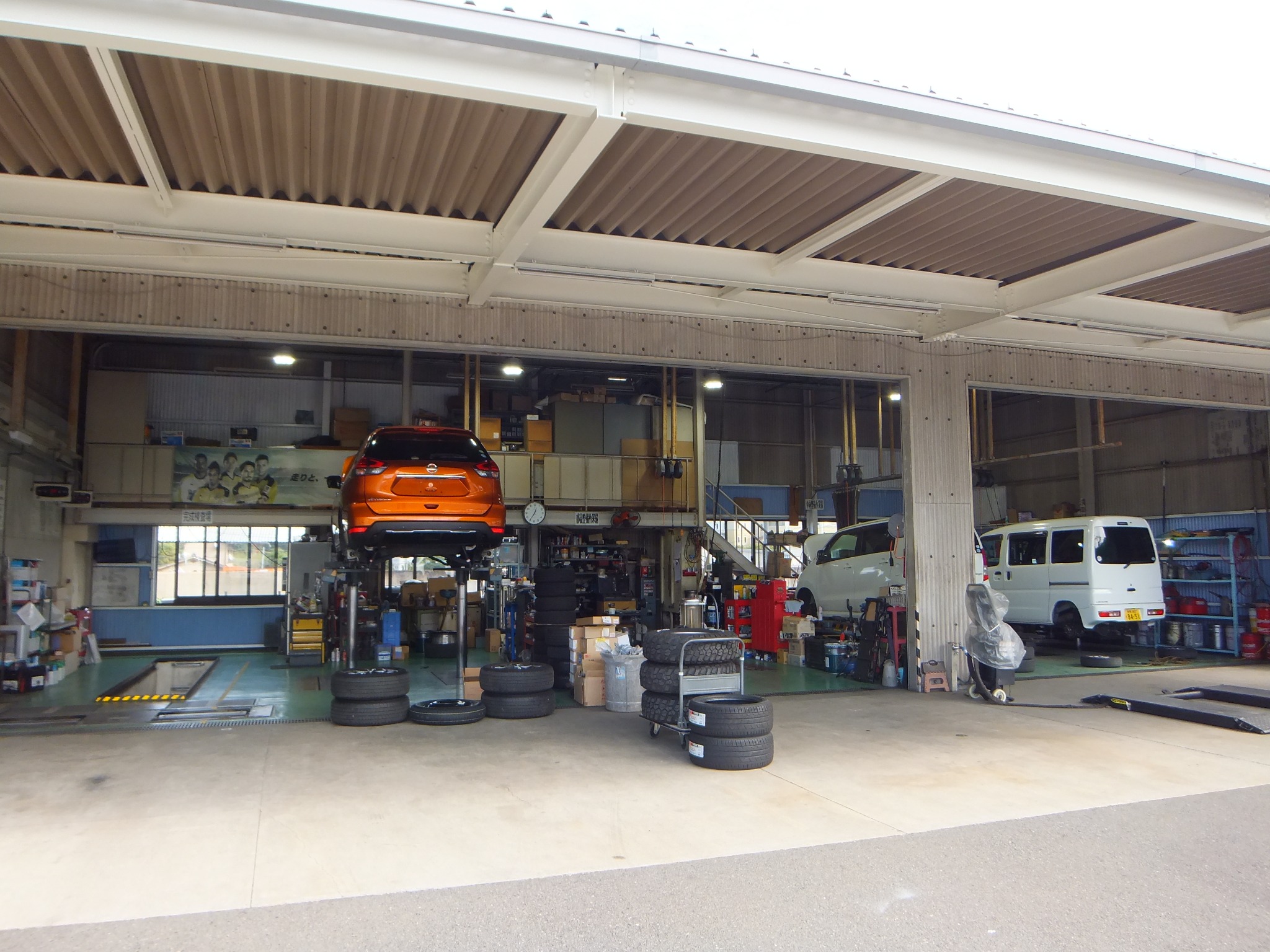 CONTINENTの自社整備設備
